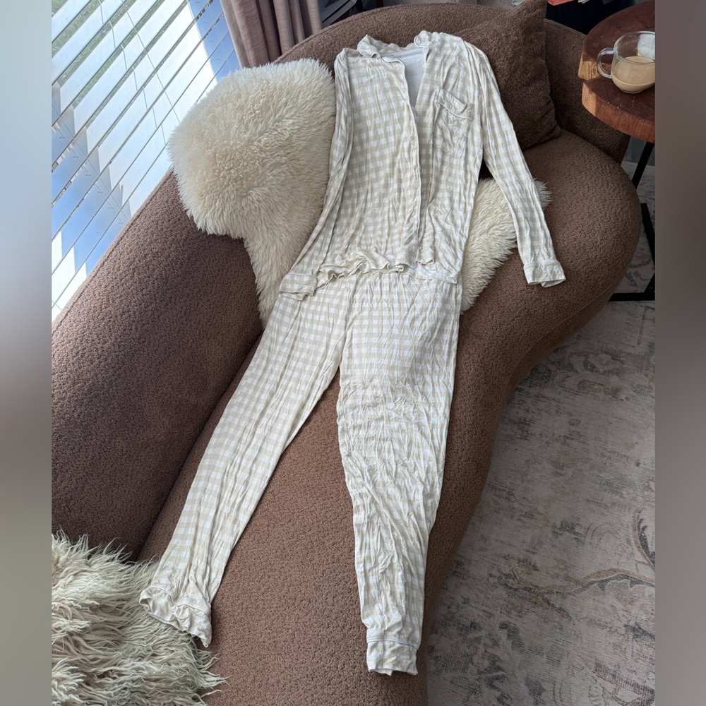 Dear Perli Checkered Pajamas